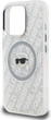 Etui plecki Karl Lagerfeld IML Karl Head Logo MagSafe do Apple iPhone 16 Pro Max Grey (KLHMP16XHMKBKHG) - obraz 6
