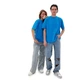 Футболка базова oversize Premium блакитна розмір XS - зображення 3