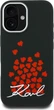 Etui plecki Karl Lagerfeld Silicone Heart Sign Logo MagSafe do Apple iPhone 16 Black (KLHMP16SSMHBKSK) - obraz 3