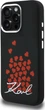 Etui plecki Karl Lagerfeld Silicone Heart Sign Logo MagSafe do Apple iPhone 16 Pro Black (KLHMP16LSMHBKSK) - obraz 2