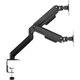 Настольное крепление для 2-х мониторов ITech MBSG-04F 17"-32" до 18 кг VESA 100x100 Black - изображение 5