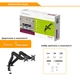 Настольное крепление для 2-х мониторов ITech MBSG-04F 17"-32" до 18 кг VESA 100x100 Black - изображение 7
