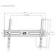 Кронштейн для телевизоров с уровнем Brateck KL36-46T 37"-86" до 45 кг VESA 600x400 Black - изображение 6