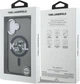 Etui plecki Karl Lagerfeld IML Glitter Karl & Choupette Sketch Logo MagSafe do Apple iPhone 16 Black (KLHMP16SHGKCGKBK) - obraz 8