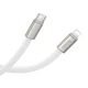 Кабель HOCO X125 Exceso PD30W charging data cable iP White - зображення 2