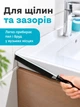 Щетка для уборки в труднодоступных местах щелевая щетка для чистки щелей и зазоров BRS Black - изображение 2