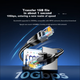 Патч-корд SAMZHE D6A150 Cat 6a 10 Гбит/с 15 м Черный - изображение 2