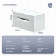 Принтер этикеток Deli DL-760DW термопринтер Bluetooth - изображение 7