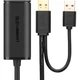Подовжувач UGREEN 20214 USB 2.0 «тато-мама» з підсилювачем сигналу та живленням, 10 м - зображення 1