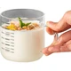 Стакан-мешалка Onlycook боросиликатный, с крышкой и мерной шкалой, для молока и сока - изображение 2