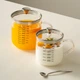 Стакан-мешалка Onlycook боросиликатный, с крышкой и мерной шкалой, для молока и сока - изображение 4