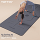 Коврик для йоги Yottoy каучуковый нескользящий, 183x68см, утолщенный - изображение 8