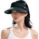 Солнцезащитная шляпа VVC для женщин, летняя шляпа от солнца, солнцезащитная шляпа, закрывающая все лицо, с козырьком, модная черная. - изображение 2