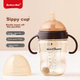 Детская бутылочка Beingmate Big Baby Straw Bottle, бутылочка для прикорма из полипропилена (PPSU), для детей от 12 месяцев, 300 мл, с двойной ручкой и шариком-подушкой. - изображение 4