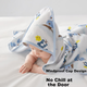 Пеленка-одеяло Babycare для новорожденных хлопковая терморегулирующая Moonlight Blue 90×90см - изображение 4