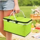 Складна термосумка A-PLUS 48 х 28 x 23 см 372 FB Салатовий - зображення 3