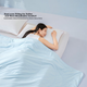 Ковдра Mercury Home Textile з соєвих бобів, літня охолоджувальна ковдра, подвійна ковдра з кондиціонером, літня тонка ковдра, яку можна прати, 200x230 см, приблизно 3,4 джина - изображение 6
