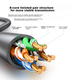 Кабель UGREEN CAT5e Gigabit Ethernet 11253, чиста мідь 0.50 мм, неекранована вита пара, 100 м, сірий - зображення 7