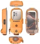 Wodoodporny etui na smartfon 4smarts Stark Universal 15m Orange (4252011912292) - obraz 5