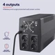 ДБЖ Trust Paxxon 1500VA Uninterruptible Power Supply (UPS) (TR23505) - зображення 11