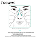Зажим для носа TOSWIM для плавания, водонепроницаемый - изображение 12
