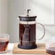Кофеварка CLITON Glass French Press с фильтром-корзиной, домашняя кофемашина с фильтром для заваривания кофе методом пуровер. - изображение 10