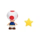 Ігрова фігурка з артикуляцією SUPER MARIO - ТОАД (10 cm, з аксес.) - изображение 4