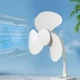 Вентилятор Mini Fan F017 с гибким шнуром, питание от USB (18 см), белый (0075) - зображення 4