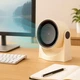 Портативный мини вентилятор USB 5 скоростей, настольно-подвесной бежевый, ручная регулировка направления воздуха. - изображение 8