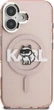 Etui plecki Karl Lagerfeld IML Choupette Sketch Logo MagSafe do Apple iPhone 16 Pink (KLHMP16SHGCHGKBP) - obraz 3