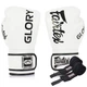 Боксерские перчатки Fairtex BGVG1 White 12 унций (бинты в комплекте) - изображение 1