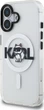 Etui plecki Karl Lagerfeld IML Choupette Sketch Logo MagSafe do Apple iPhone 16 Transparent (KLHMP16SHGCHGKBT) - obraz 2