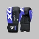 Боксерські рукавиці RDX F4 Boxing Sparring сині/чорні 10 унцій (BGR-F4U-10OZ) - зображення 6