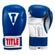 Боксерские перчатки TITLE Classic Pro Style 3.0 Blue/White 14 oz (капа в комплекте) - изображение 5