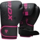 Боксерские перчатки RDX F6 MATTE PINK-10OZ (капа в комплекте) - изображение 1
