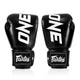 Боксерские перчатки Fairtex BGV1-ONE (натуральная кожа) Black 16 унций (бинты в комплекте) - изображение 5