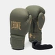 Боксерские перчатки Leone GN059G MILITARY EDITION Green 16 унций (капу в комплекте) - изображение 1