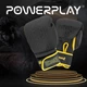 Боксерские перчатки PowerPlay 3021 Ukraine Черно желтые 14 унций - изображение 2