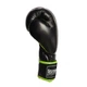 Боксерські рукавиці PowerPlay 3018 Jaguar чорні/зелені 12 унцій (PP_3018_12oz_Black/Green) - изображение 2