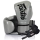 Боксерские перчатки Fairtex BGV14 Grey 12 унций (бинты в комплекте) - изображение 1
