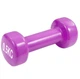Гантель виниловая PowerPlay 4125 Achilles 0,5 кг розовая 1 шт (PP_4125_0.5kg) - изображение 1