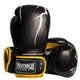Боксерські рукавиці PowerPlay 3018 Jaguar чорні/жовті 12 унцій (PP_3018_12oz_Black/Yellow) - изображение 1