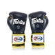 Боксерские перчатки Fairtex BGV9 Mexican Blue/Yellow 18 унций (бинты в комплекте) - изображение 5
