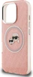 Etui plecki Karl Lagerfeld IML Glitter Karl & Choupette Heads Logo MagSafe do Apple iPhone 16 Pro Max Pink (KLHMP16XHMKBKCHP) - obraz 6
