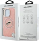 Etui plecki Karl Lagerfeld IML Glitter Karl & Choupette Heads Logo MagSafe do Apple iPhone 16 Pro Max Pink (KLHMP16XHMKBKCHP) - obraz 8