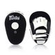 Лапы боксерские Fairtex FMV13 Maximized Focus Mitts черно-белые 2 шт (FMV13_Black/White) - изображение 3