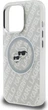 Etui plecki Karl Lagerfeld IML Glitter Karl & Choupette Heads Logo MagSafe do Apple iPhone 16 Pro Max Grey (KLHMP16XHMKBKCHG) - obraz 6