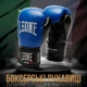 Боксерские перчатки Leone GN383 THUNDER Blue 8 унций (капу в комплекте) - изображение 2