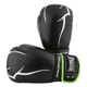 Боксерські рукавиці PowerPlay 3018 Jaguar чорні/зелені 10 унцій (PP_3018_10oz_Black/Green) - изображение 2