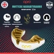 Капа OPRO Gold біла/золотиста доросла (Gold_White/Gold) - изображение 2
